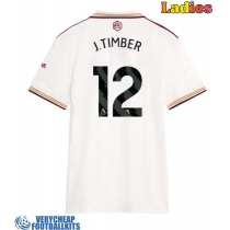 Arsenal Jurrien Timber #12 Replica Third Shirt Ladies 2025-26 Short Sleeve